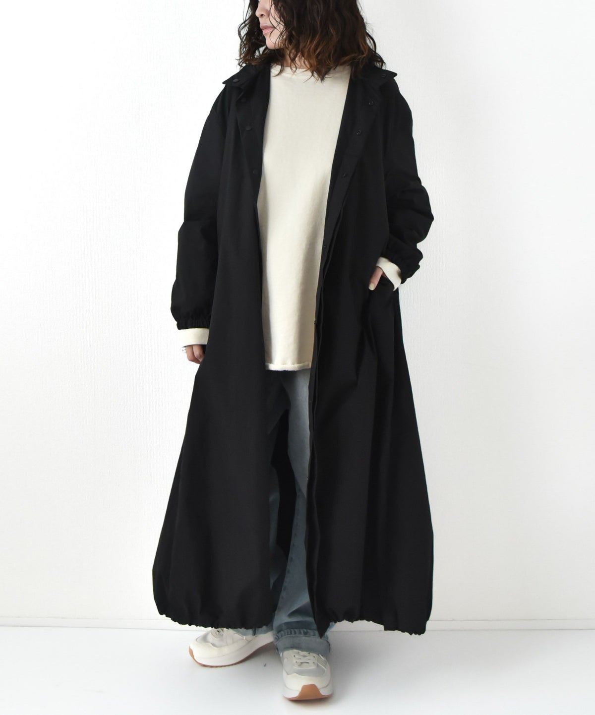 day standard｜ロクヨンクロス スタンドカラーシャツワンピース [[day-009]][D]