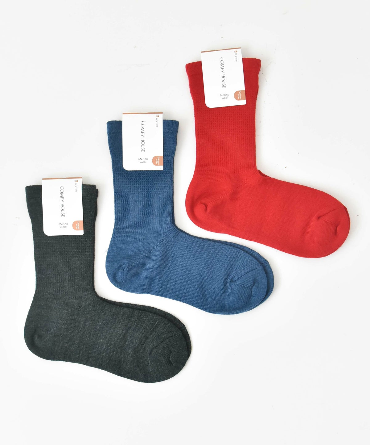 COMFY HOUSE｜メリノ・ベーシッククルー [[CHL222CR1]][D]