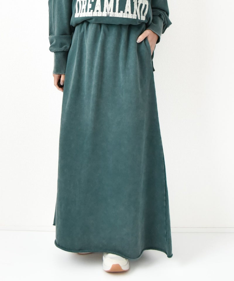 day standard｜ピグメントスウェットスカート [[d-c-009]][D]