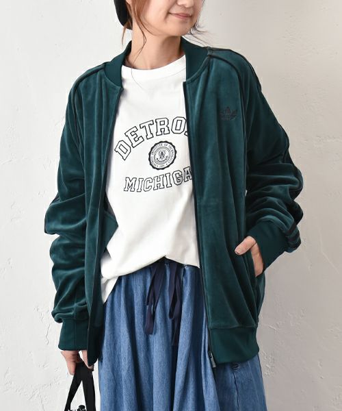 adidas｜ベロア SST トラックトップ [[QD668]][C] | ma28 ONLINE STORE