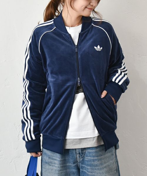 adidas｜ベロア SST トラックトップ [[QD668]][C]