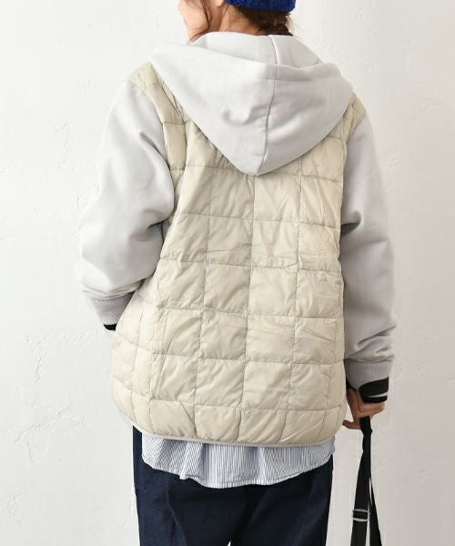 TAION｜Wジップフロントダウンフーディ＋スウェットスリーブ [[TAION-106WZSW]][C]
