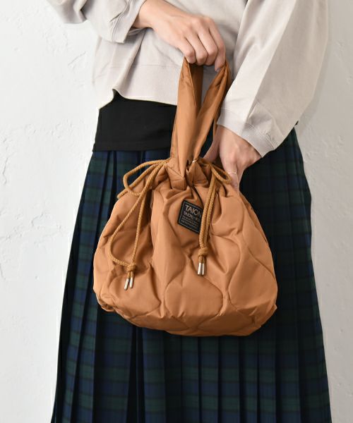 TAION｜ミリタリーダウンキルトトートバック [[TAION-TT02ML-1-M]][C]