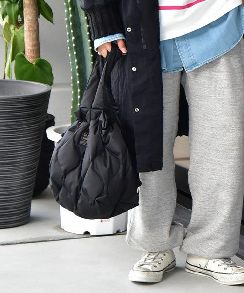 TAION｜ミリタリーダウンキルトトートバック [[TAION-TT02ML-1-M]][C]