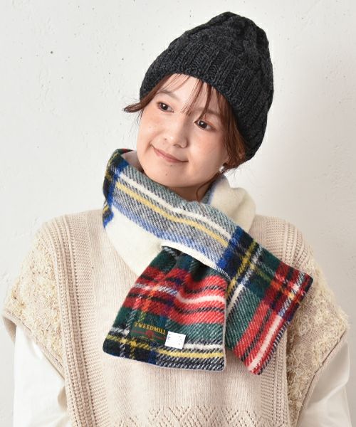 TWEEDMILL｜マフラー [[17-93-SLIT-PNWFL]][C]