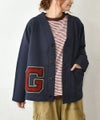GO TO HOLLYWOOD｜ウラケ レターカーディガン [[32580404]][C]