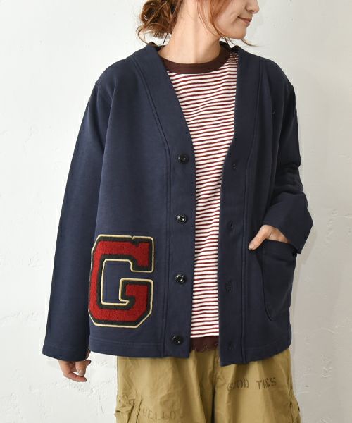 GO TO HOLLYWOOD｜ウラケ レターカーディガン [[32580404]][C]