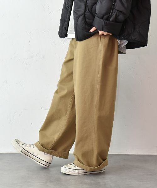 D.M.G.｜ストレートイージーパンツ [[14-355T]][C]