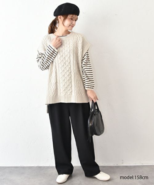 No18｜ウールライク2タックボールパンツ [[MA-32812]][C]