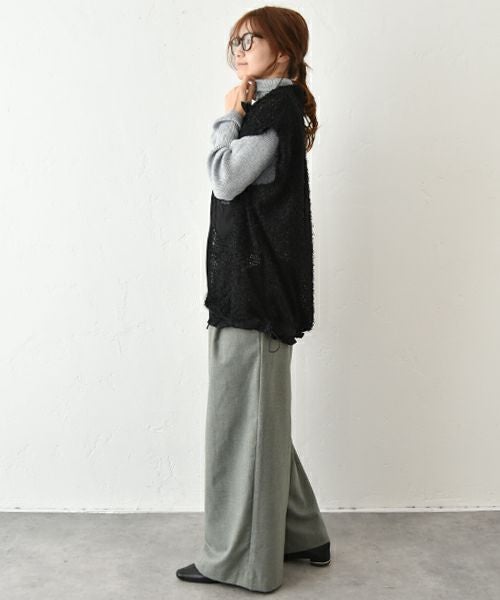 HUMS｜ラメタートルニット [[RNK-25102]][C]