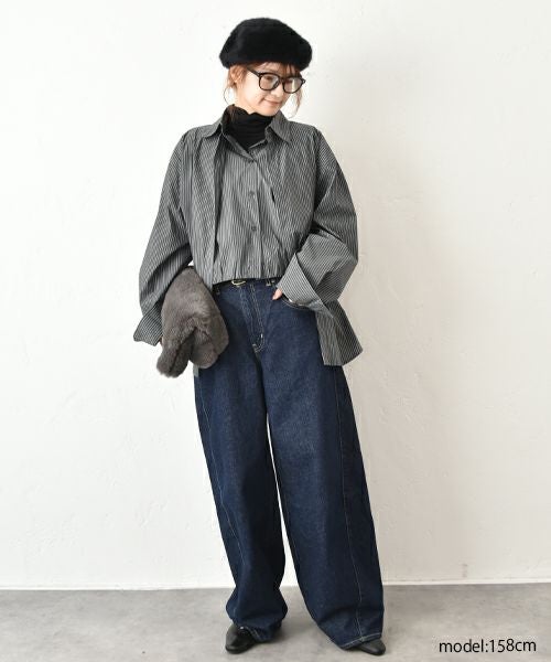 HUMS｜ラメタートルニット [[RNK-25102]][C]