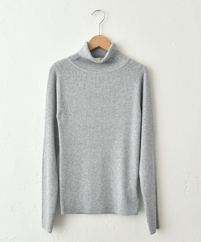  HUMS｜ラメタートルニット [[RNK-25102]][C]