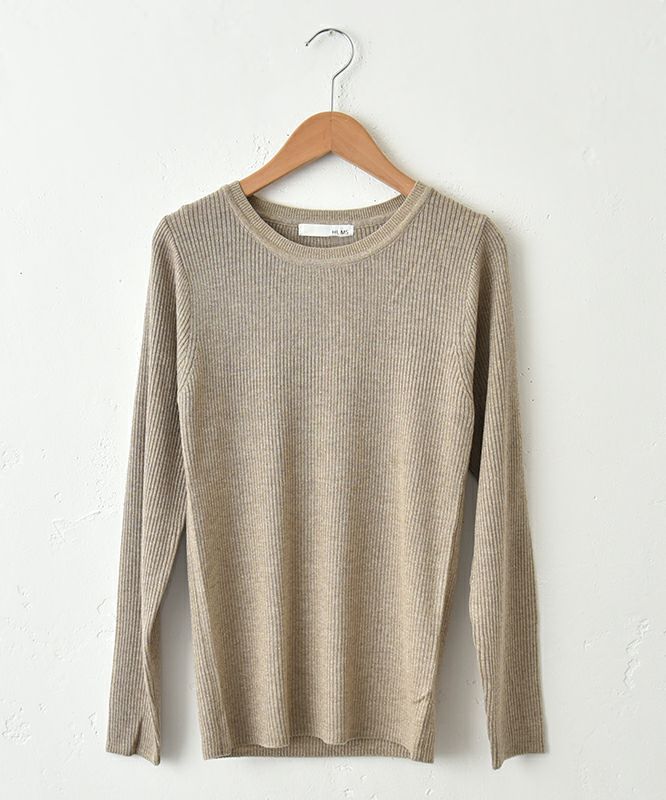 HUMS｜ラメクルーニット [[RNK-25101]][C]