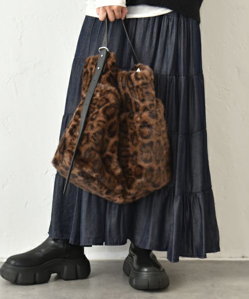 hint hint｜ファーショルダーバッグ [[BAG03]][C]