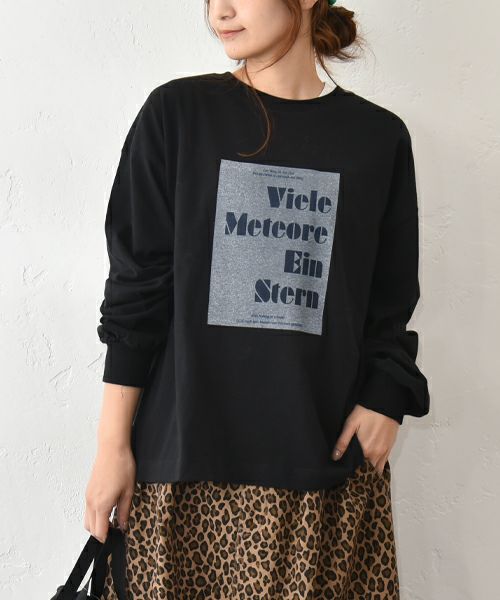 eka::｜ロゴプリント ロンT [[1611883]][C]