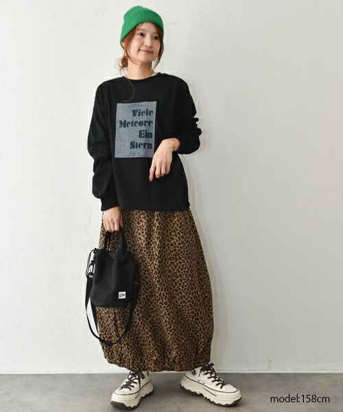 eka::｜ロゴプリント ロンT [[1611883]][C]