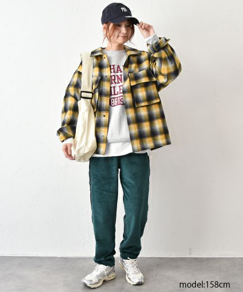 Gives a sense of fullment｜チェック柄ジャケット [[653400]][C