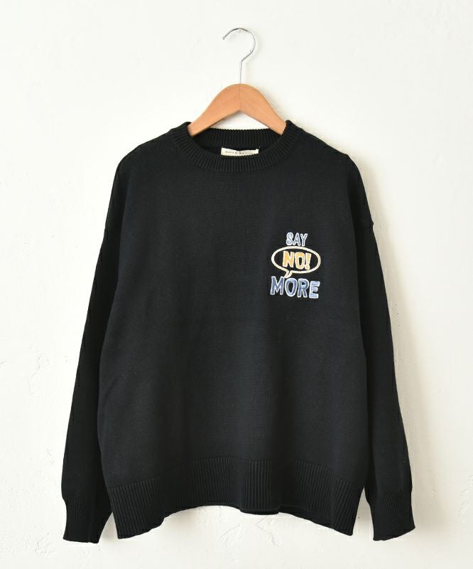 Gives a sense of fullment｜SAY NO MORE ニット [[853007]][C]