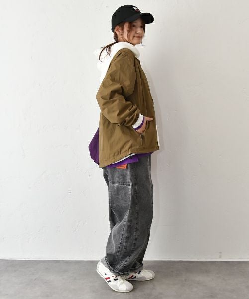 ジムマスター｜リバーシブル ナイロンノーカラージャケット [[G918634]][C]