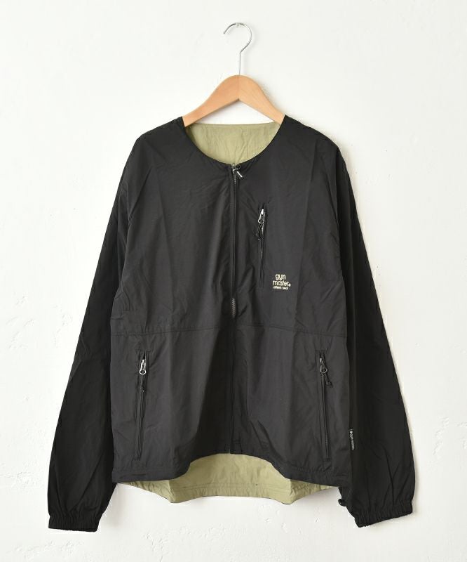 ジムマスター｜リバーシブル ナイロンノーカラージャケット [[G918634]][C]