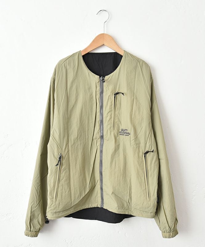 ジムマスター｜リバーシブル ナイロンノーカラージャケット [[G918634]][C]