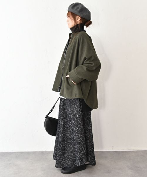 ichi｜Wカーゼオーガニックコットンスカート [[250413]][C]