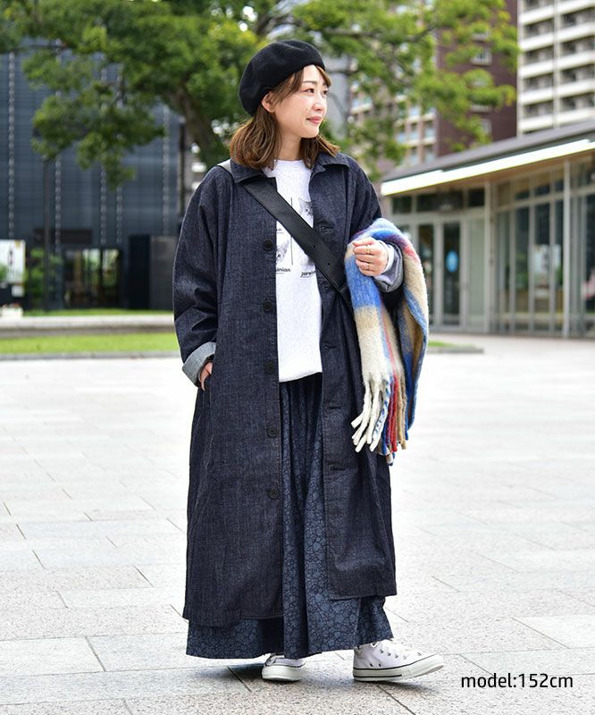 ichi｜ジャガードオーガニックコットンスカート [[250431]][C]