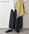 ichi｜ジャガードオーガニックコットンスカート [[250431]][C]