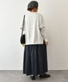 ichi｜ジャガードオーガニックコットンスカート [[250431]][C]