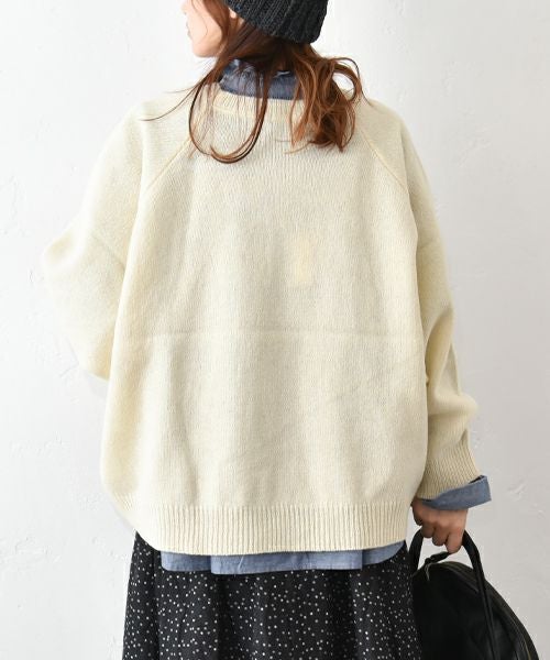 ichi｜ショートラウンドニットプルオーバー（17日出し） [[250468]][C]