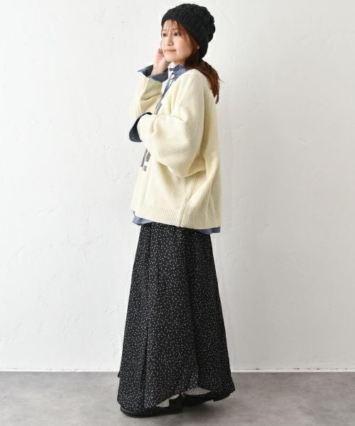 ichi｜ショートラウンドニットプルオーバー（17日出し） [[250468]][C]