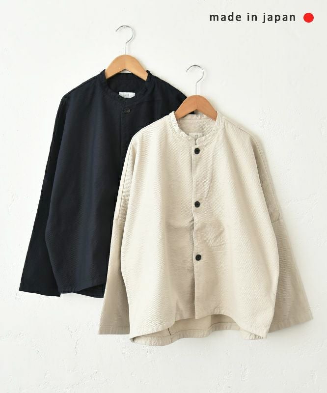 prit｜綾ピケストレッチスタンドカラージャケット [[P90600]][C]