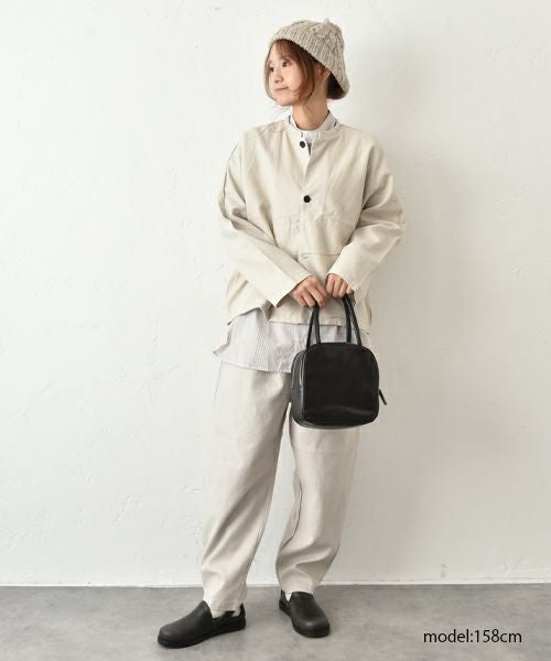 prit｜綾ピケストレッチワンタックバギーパンツ [[P90603]][C]