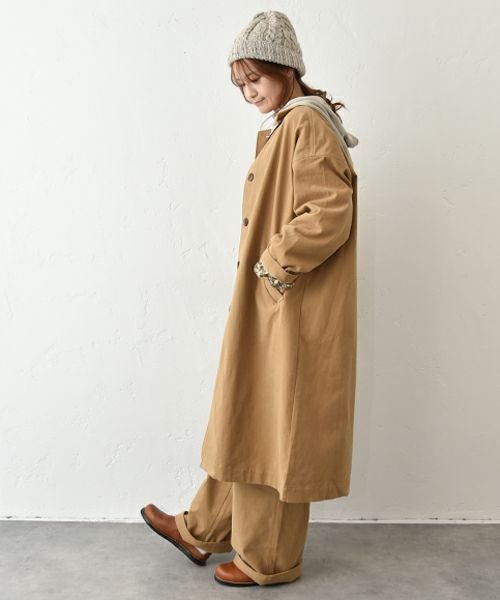 ista-ire｜ツイルロングコート [[3602-4580]][C]