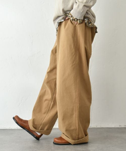 ista-ire｜ワイドツイルパンツ [[7602-4590]][C]