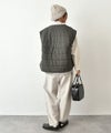 hagumu｜キルトドッキング圧縮ウールベスト [[ha-BE-34]][C]