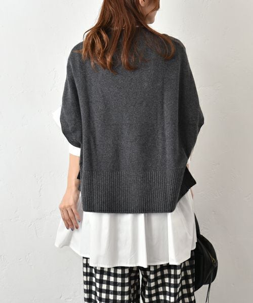 hagumu｜サイドボタンベスト [[ha-BE-35]][C]