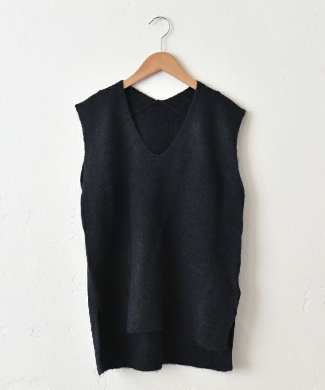  hagumu｜Vネックニットベスト [[125705]][C]