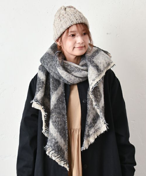 hagumu｜チェックマフラー [[60265001]][C]