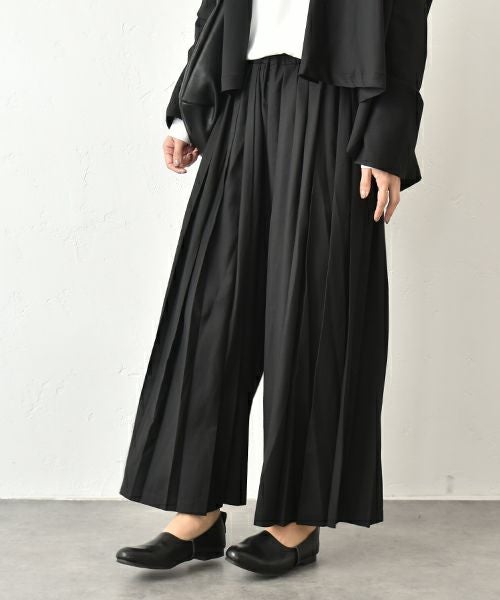 4sii mill｜プリーツワイドパンツ [[4s-2508089]][C]
