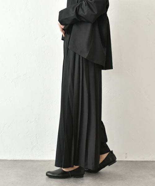 4sii mill｜プリーツワイドパンツ [[4s-2508089]][C]