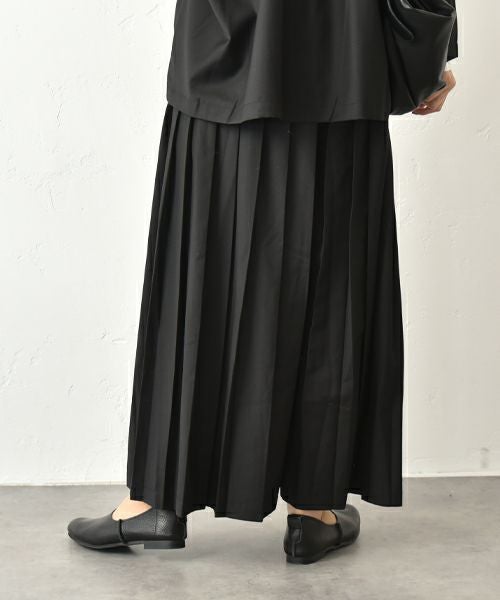 4sii mill｜プリーツワイドパンツ [[4s-2508089]][C]