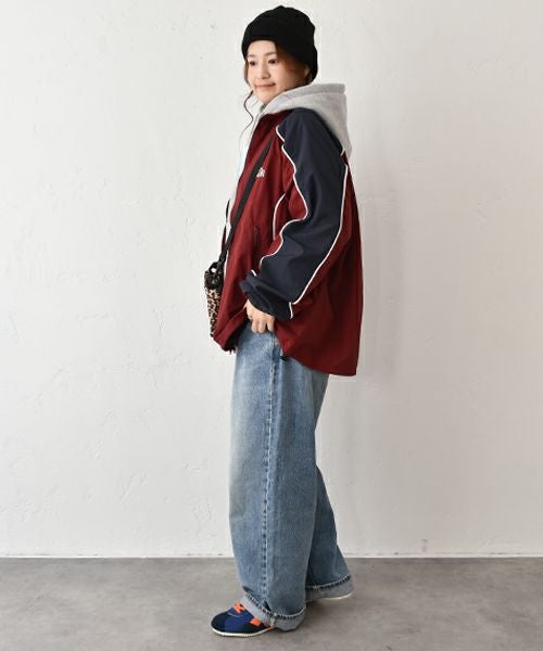 美品 RNA ボリュームトラックジャケット ライトブルゾン オーバーサイズ 楽天市場】【半額クーポン対象】トラックジャケット ブルゾン ライト