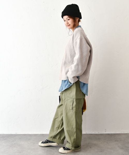 her.｜ミリタリーカーゴパンツ [[CE3PT240905B]][C]