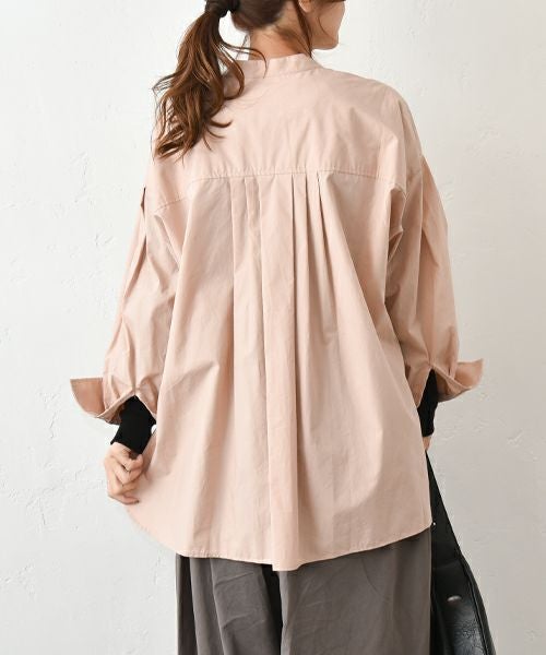 MidiUmi｜tuck sleeve shit [[3-739949]][C]