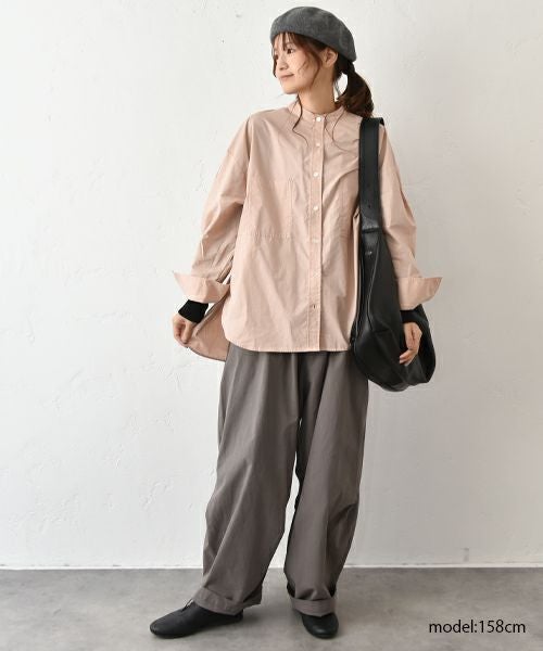 MidiUmi｜tuck sleeve shit [[3-739949]][C]