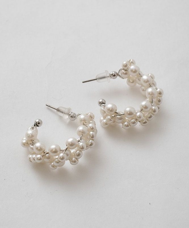 hagumu｜パールイヤリング／ピアス [[Z2506046]][C]