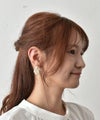 hagumu｜パールイヤリング／ピアス [[Z2506047]][C]