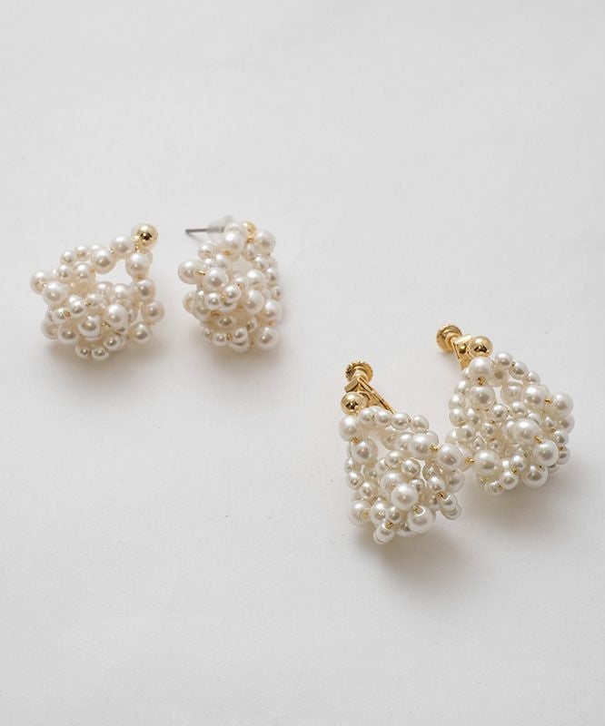  hagumu｜パールイヤリング／ピアス [[Z2506047]][C]