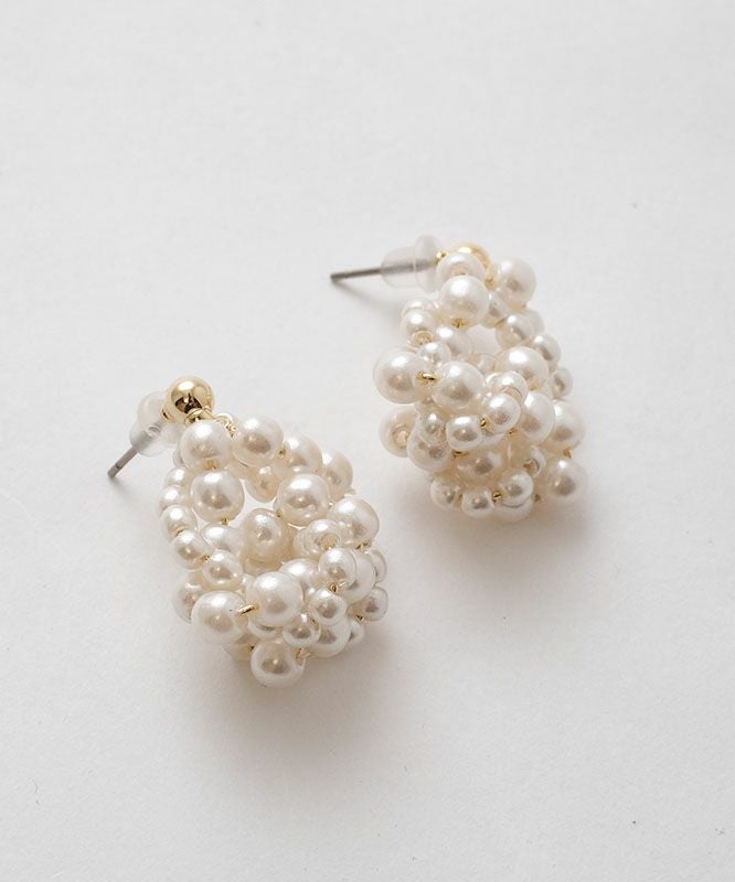  hagumu｜パールイヤリング／ピアス [[Z2506047]][C]